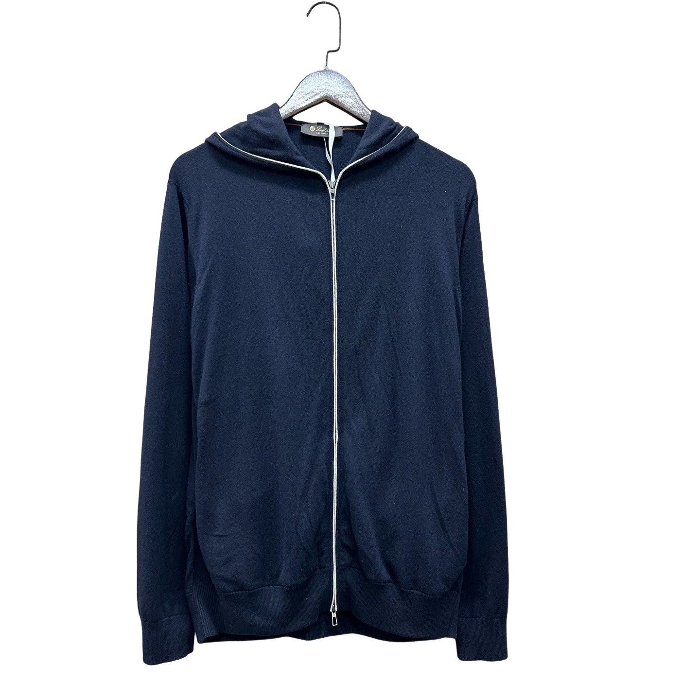 Loro Piana Loro Piana Cotton Cashmere Zip Hoodie Size L Size US L / EU 52-54 / 3 - 1 Thumbnail