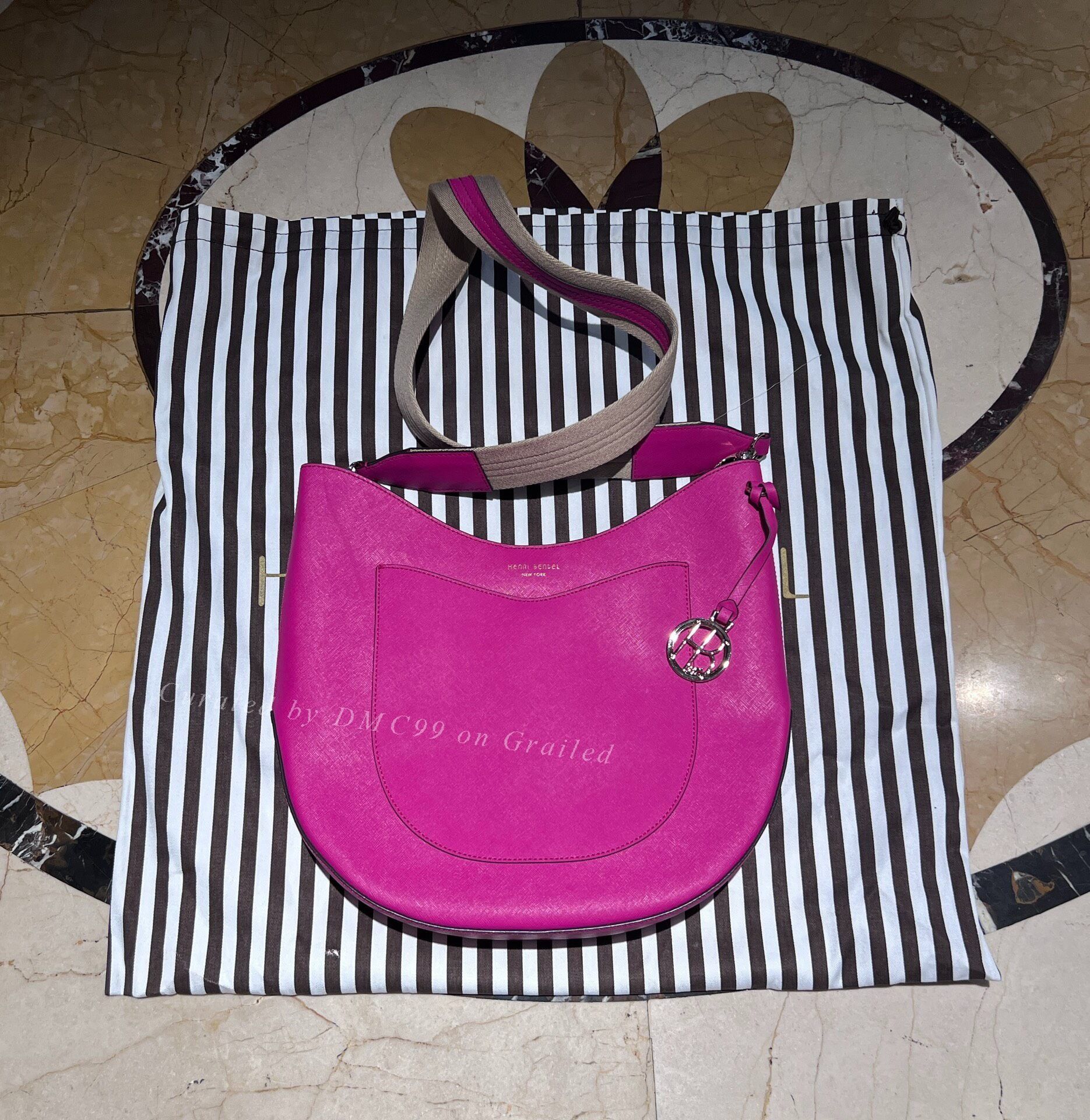 Vintage Black White Striped Bag Size ONE SIZE - 1 Thumbnail