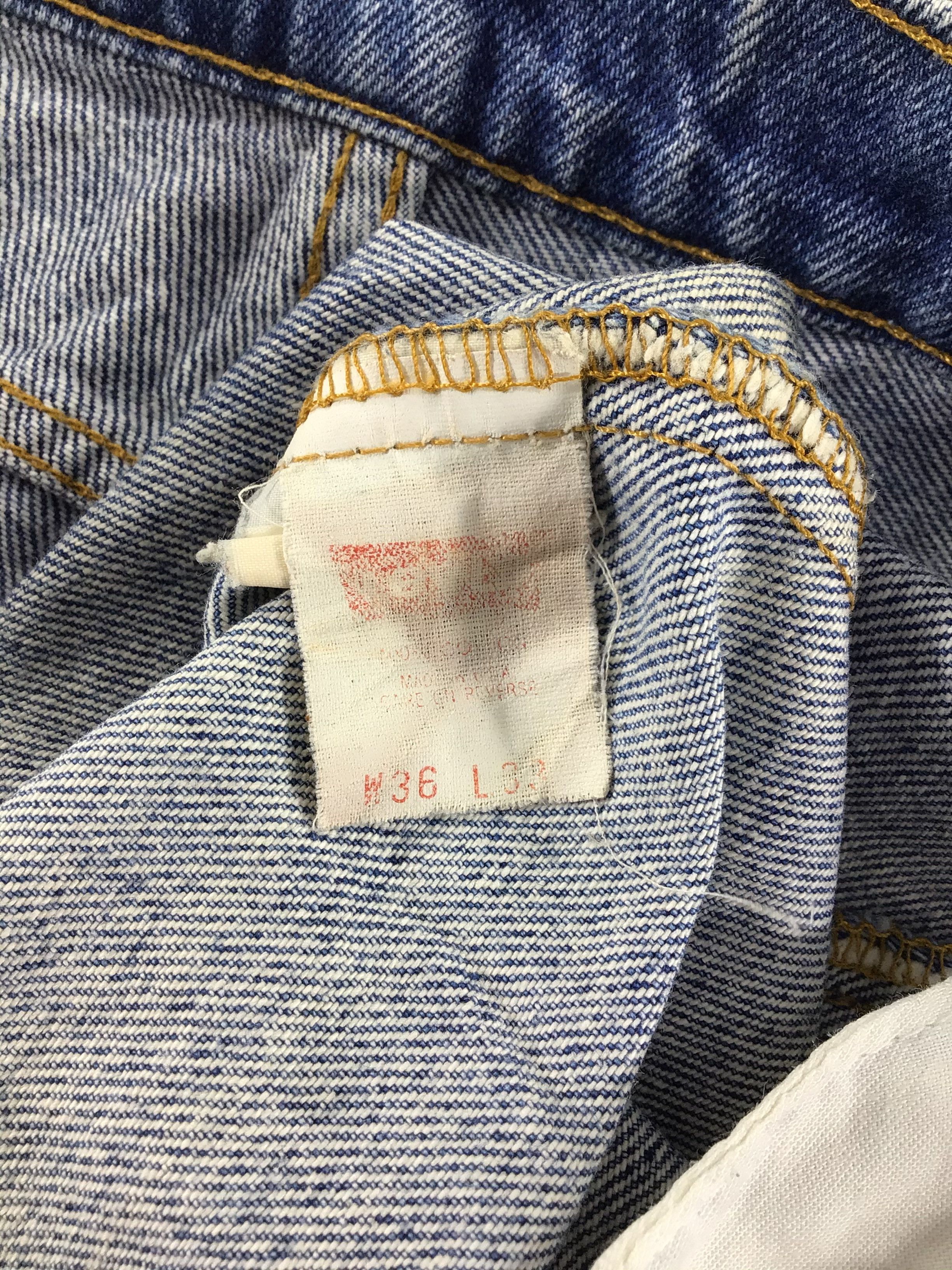 Levi's Vintage Levis 510 Jeans Dirty Stone Wash Denim -J536 Size US 35 - 11 Thumbnail