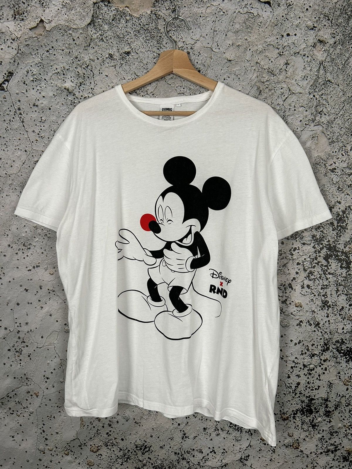 Mickey Mouse × Vintage Comic Relief Mickey Mouse Graphic Tee Cartoon Vintage Size US L / EU 52-54 / 3 - 1 Thumbnail