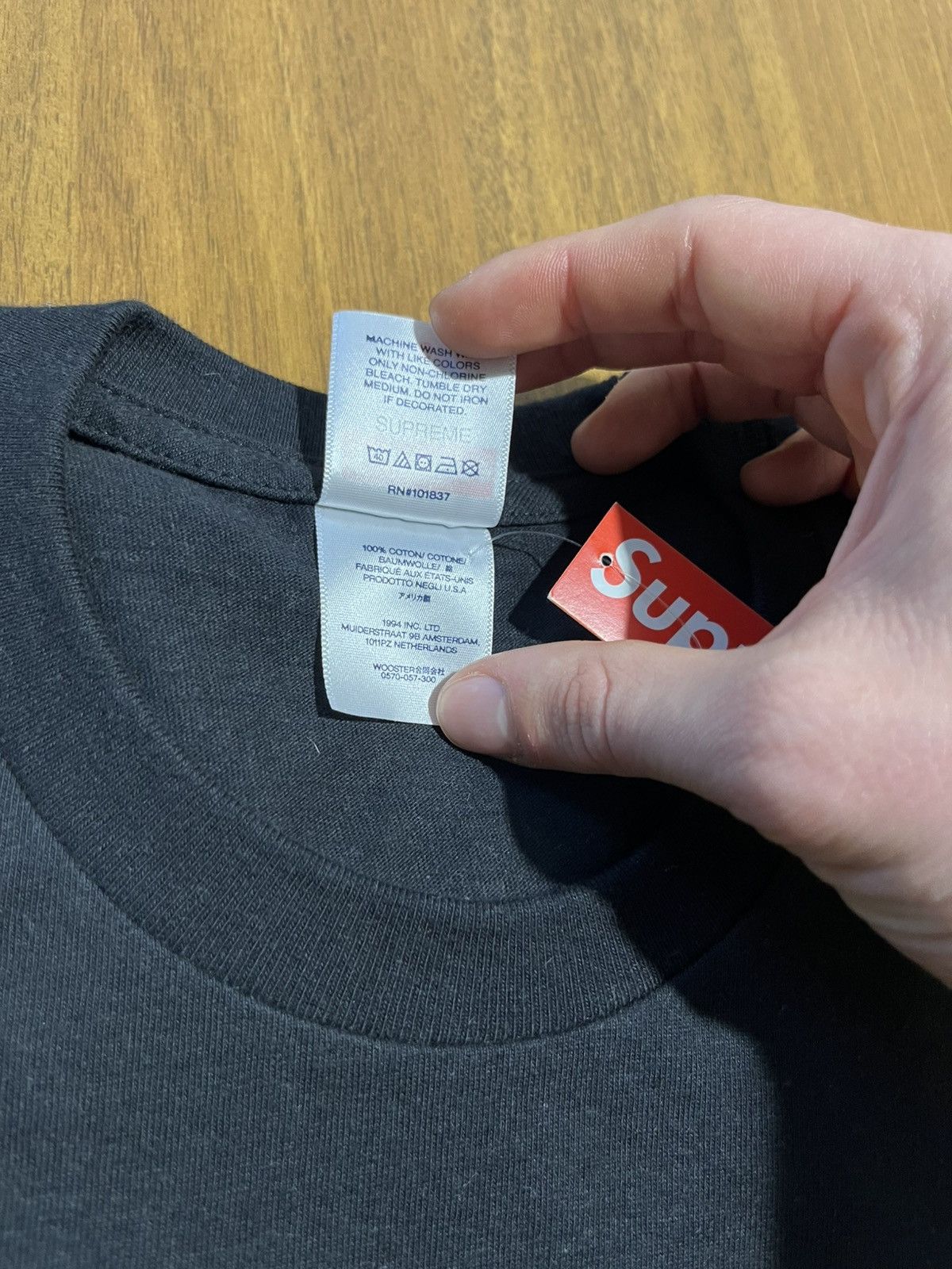 Supreme T-shirt Supreme League Tee Black Size US S / EU 44-46 / 1 - 7 Thumbnail