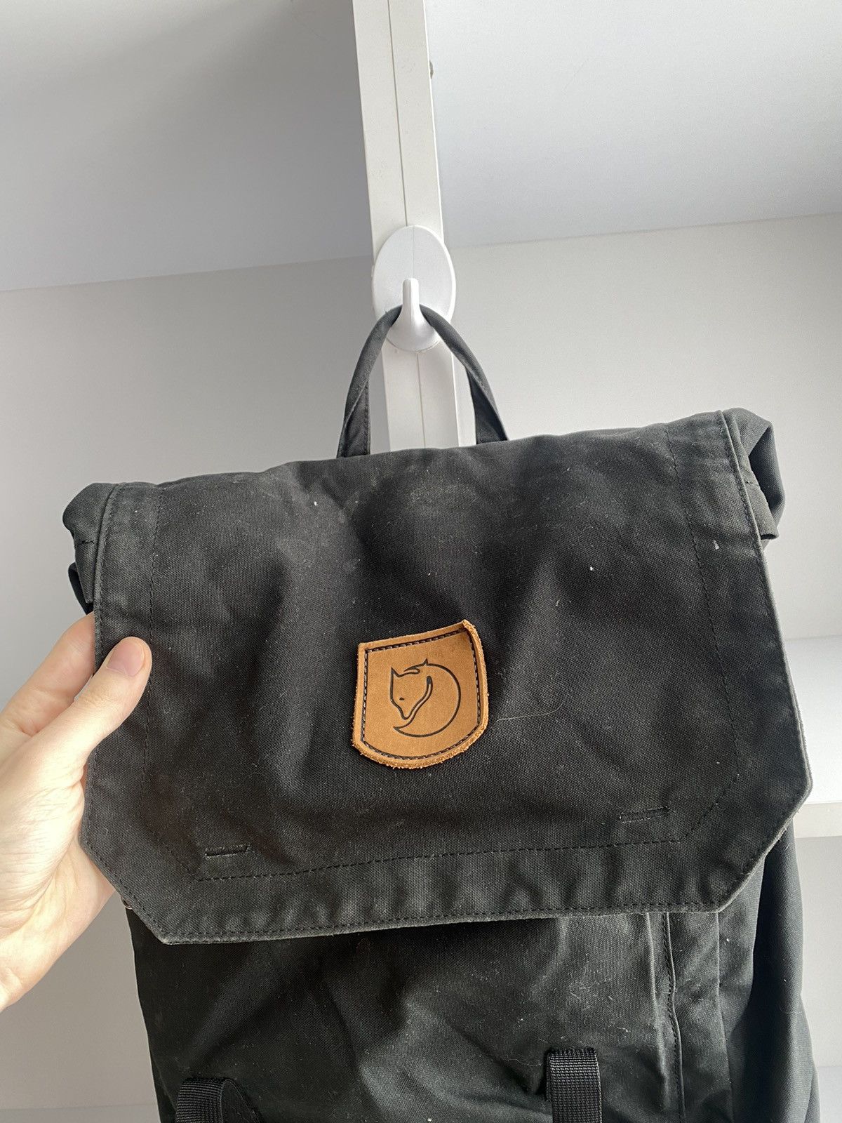 Fjallraven × Vintage Vintage Fjallraven Unisex Black Large G-1000 Laptop Backpack Size ONE SIZE - 7 Thumbnail
