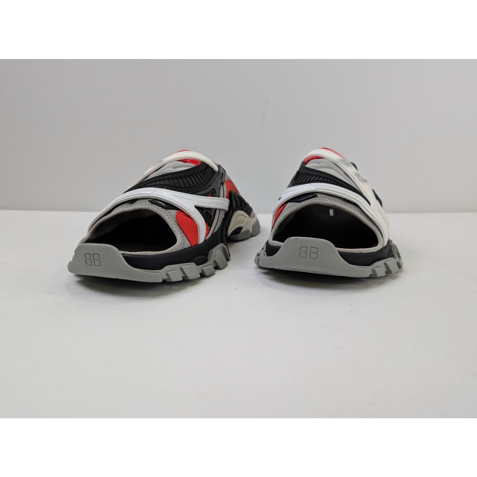 Balenciaga o1rshd1 Trcl Slide Slipper in Black/Grey/Red Size US 13 / EU 46 - 7 Thumbnail