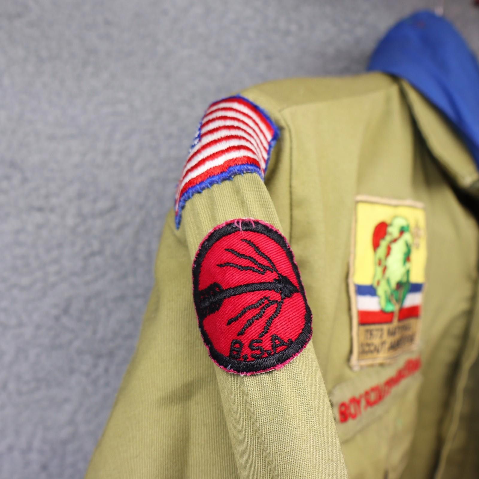 Other Vtg Cub Scouts BSA Shirt Youth Large Pedro 1970s Hankerchief Size ONE SIZE - 6 Thumbnail
