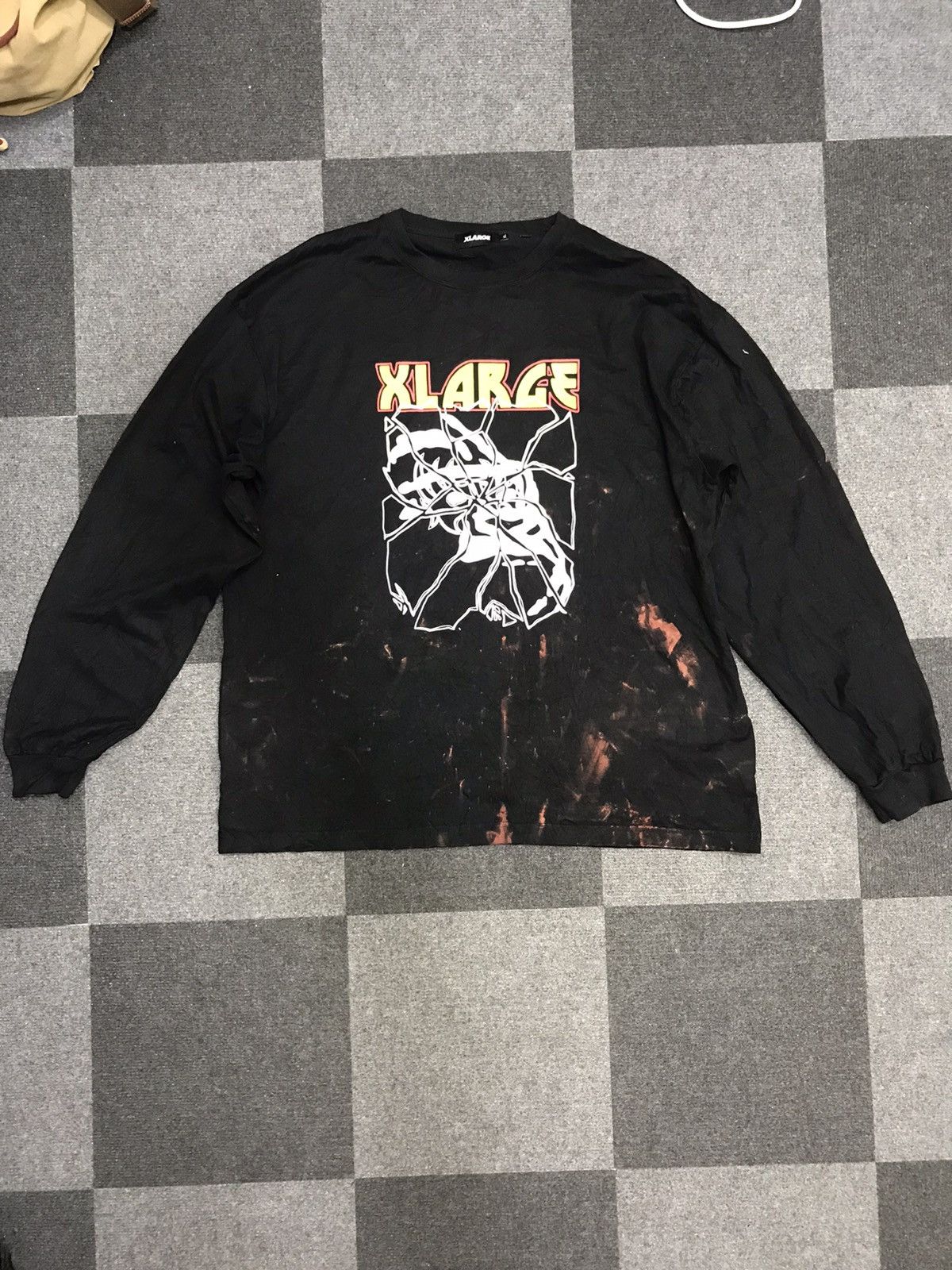 Japanese Brand × Xlarge Very Rare XLARGE Rock N Roll Long Sleeve Shirt Size US XL / EU 56 / 4 - 1 Thumbnail