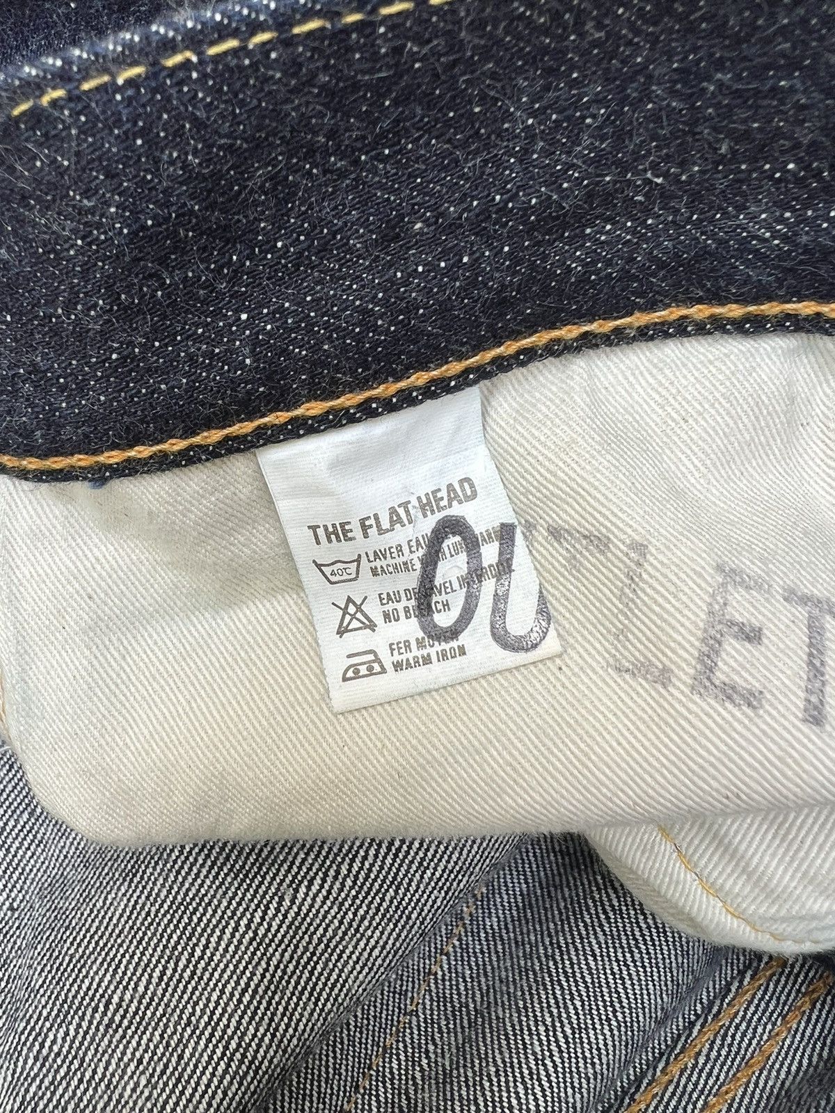 The Flat Head The Flat Head Googies G35 Dark Blue Denim Selvedge Jeans Size US 30 / EU 46 - 22 Thumbnail