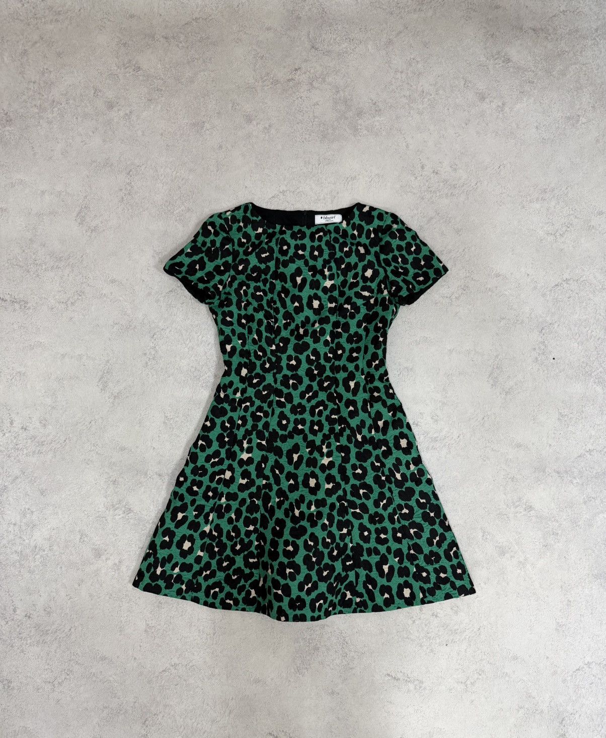 Blumarine Blugirl Blumarine Green Short Sleeve Mini Dress Size S-M Size S / US 4 / IT 40 - 9 Thumbnail