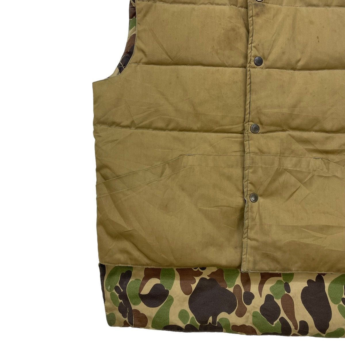 Vintage Japanese Brand Cabelas Reversible Camo Puffer Vest Jacket Size US M / EU 48-50 / 2 - 4 Thumbnail