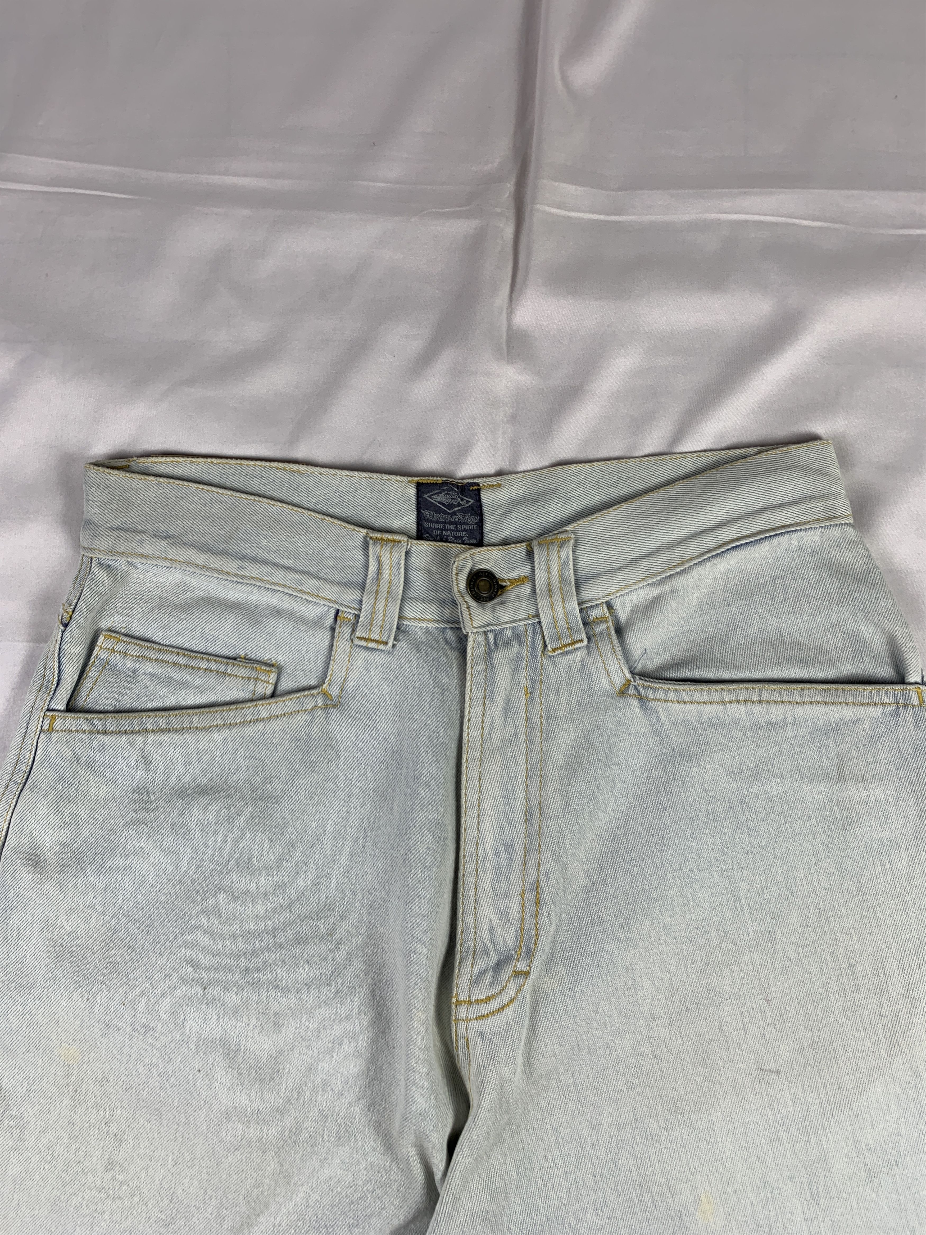 Japanese Brand Bronze Age Light Blue Baggy Jorts (S) Size US 30 / EU 46 - 7 Thumbnail