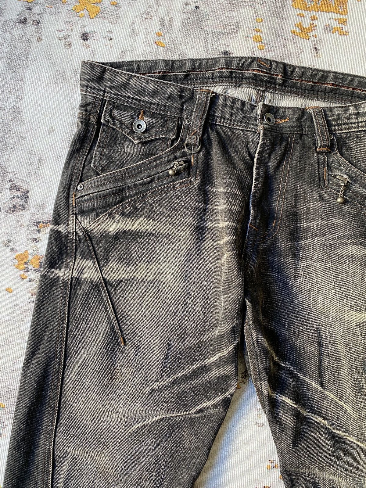 Tornado Mart Nico Club For Men NCFM Claws Mark Design Flare Denim Size US 34 / EU 50 - 11 Thumbnail