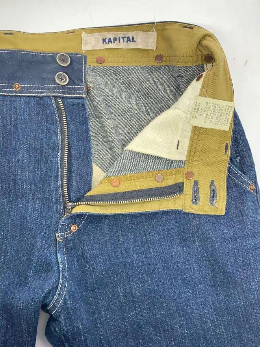 Kapital Flared Back Bag Denim Jeans Size US 30 / EU 46 - 3 Thumbnail