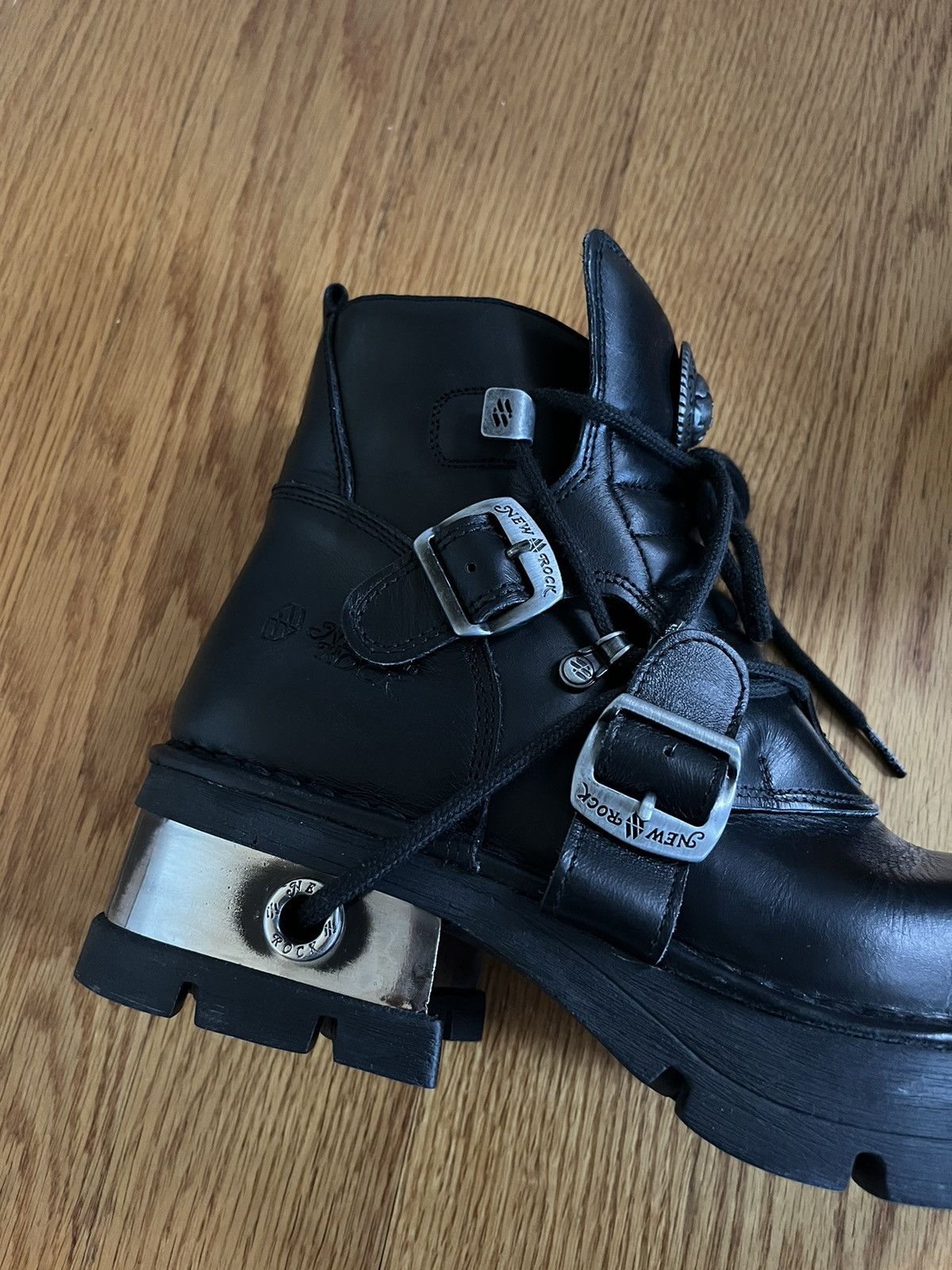 NEW ROCK M-988-C2 メンズショートブーツ 43(27cm) NEW ROCK M-988-C2 メンズショートブーツ 43(27cm)