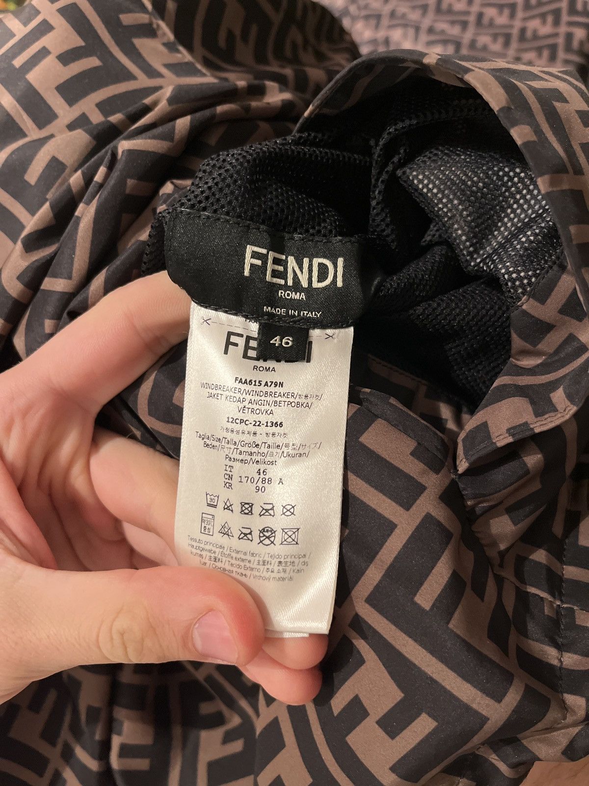 Fendi Fendi Windbreaker Size US M / EU 48-50 / 2 - 3 Thumbnail