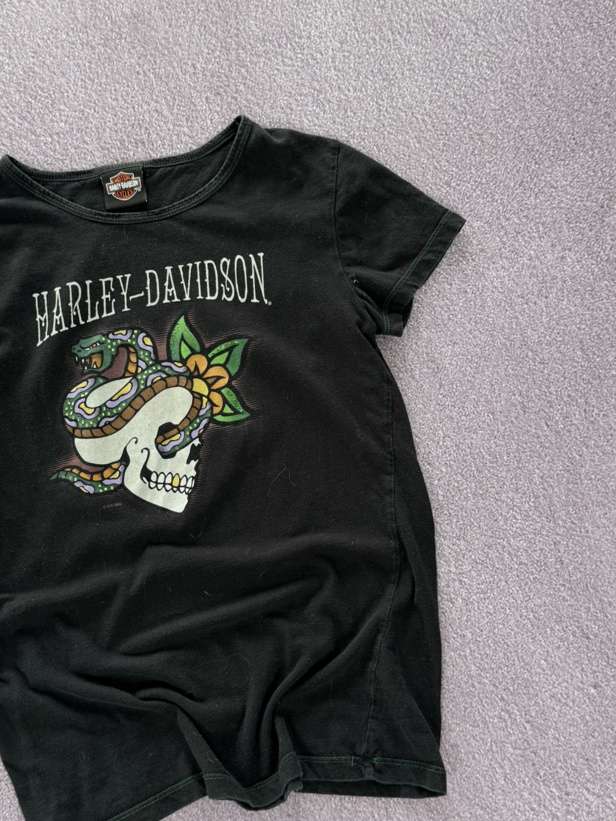 Harley Davidson Vintage Y2K Harley Davidson Graphic T Shirt Women's Size M / US 6-8 / IT 42-44 - 5 Thumbnail