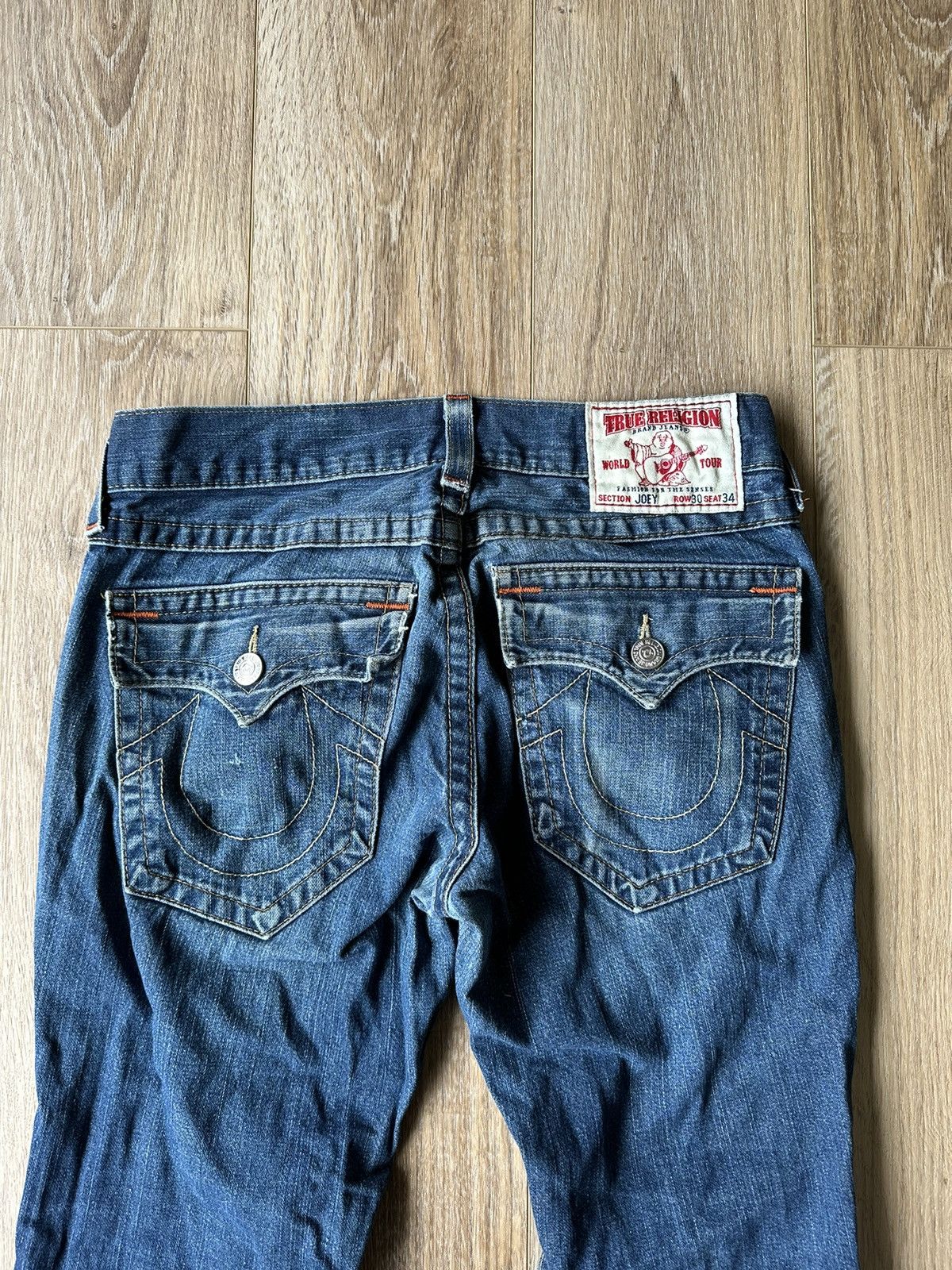 True Religion VINTAGE TRUE RELIGION SEAFARER BELL BOTTOM FLARE DENIM PANTS Size US 30 / EU 46 - 4 Thumbnail