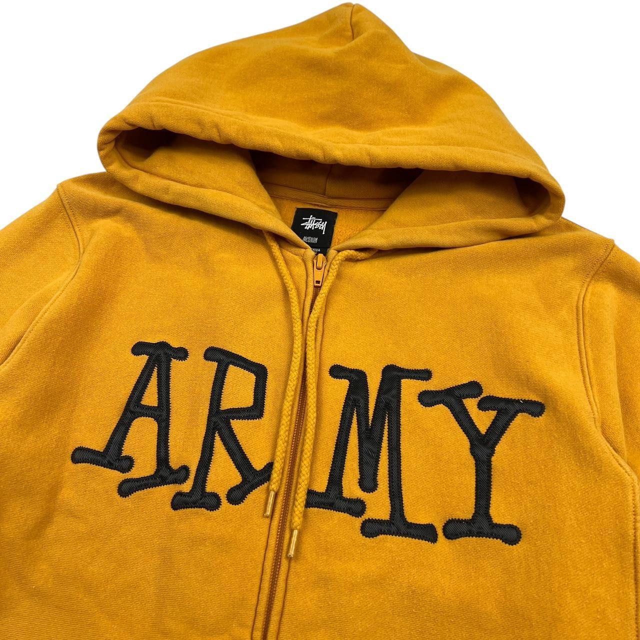 Stussy Vintage Stussy ARMY Zip Up Hoodie - Medium Size US M / EU 48-50 / 2 - 3 Thumbnail