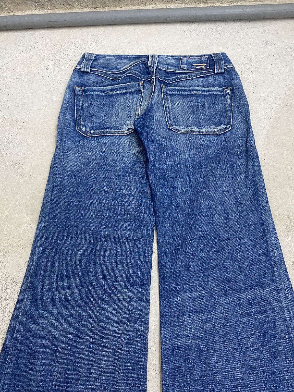 Diesel × JNCO Diesel Italy Designer Style Baggy Loose Fit Low Rise Size US 27 - 13 Thumbnail