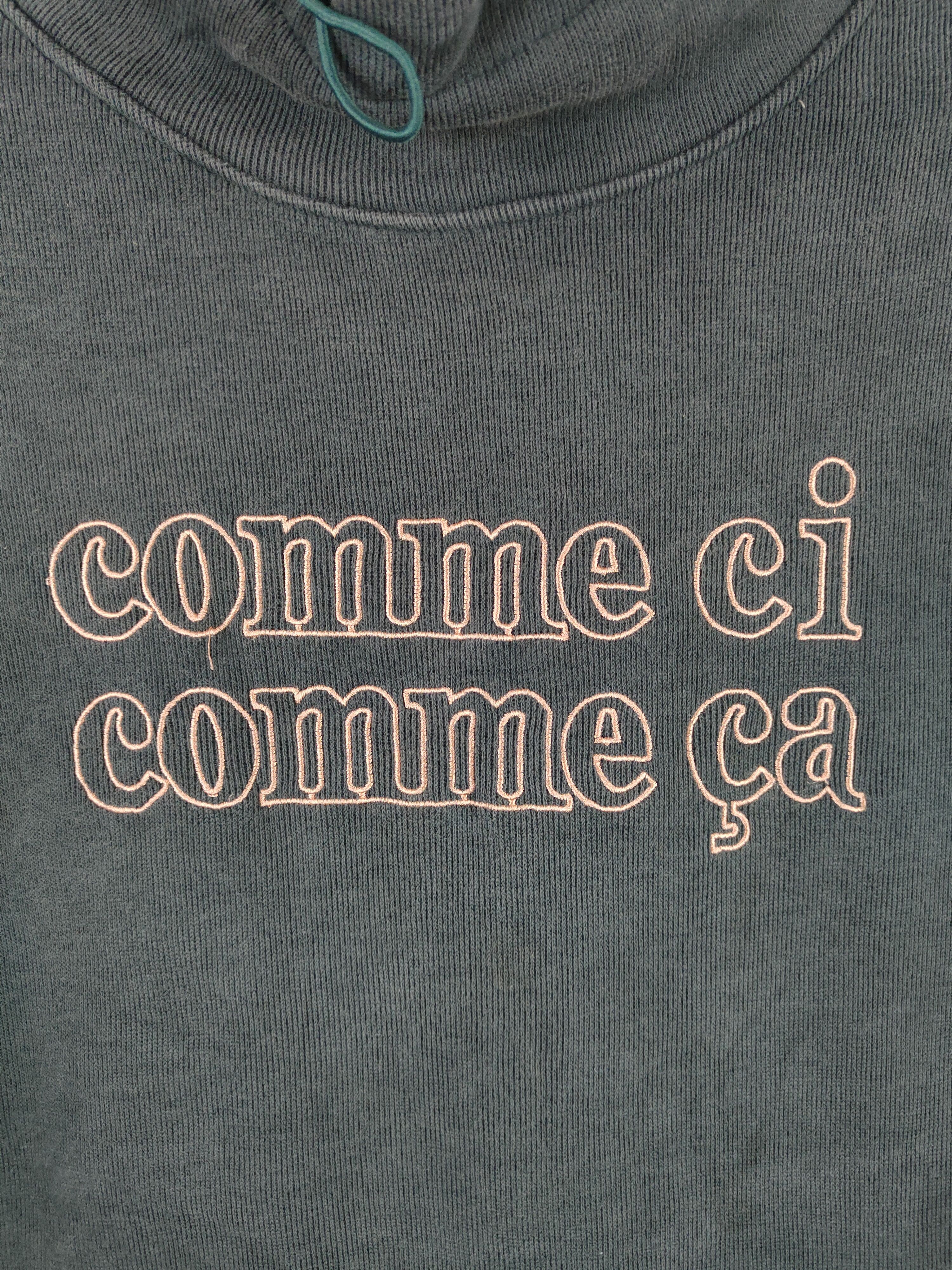 Japanese Brand Comme Ci Comme Ca Blue Faded Sweatshirts #S2622 Size US L / EU 52-54 / 3 - 2 Thumbnail