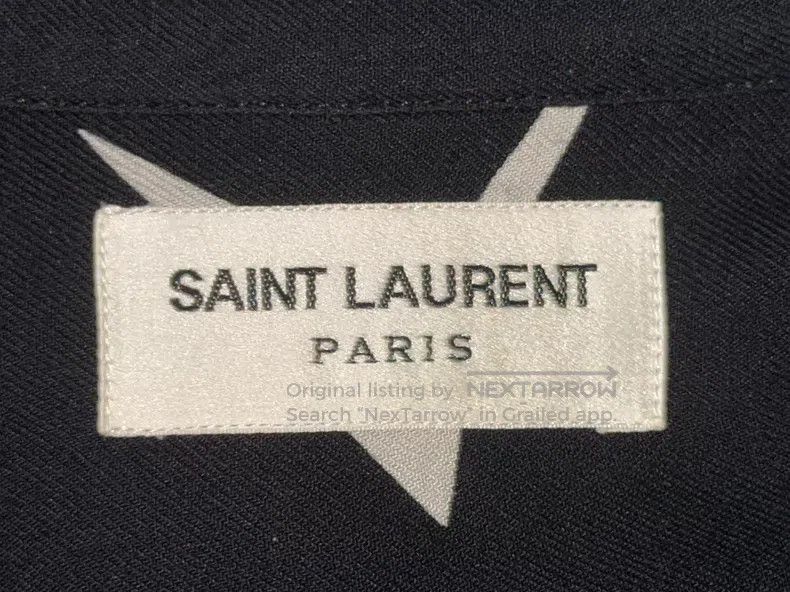 Saint Laurent Paris Saint Laurent Paris size 37 Dart Shirt i Size US S / EU 44-46 / 1 - 2 Thumbnail