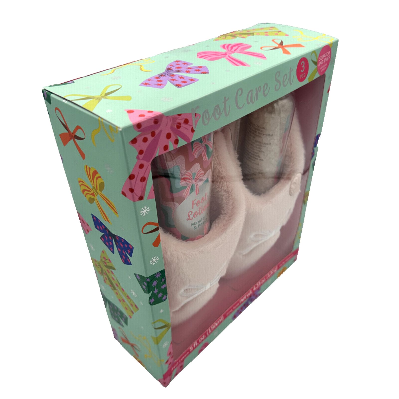 Other Foot Care Set 3pc-Mandarin Peach Lotion, Mineral & Slippers Size US 10 / IT 40 - 8 Thumbnail