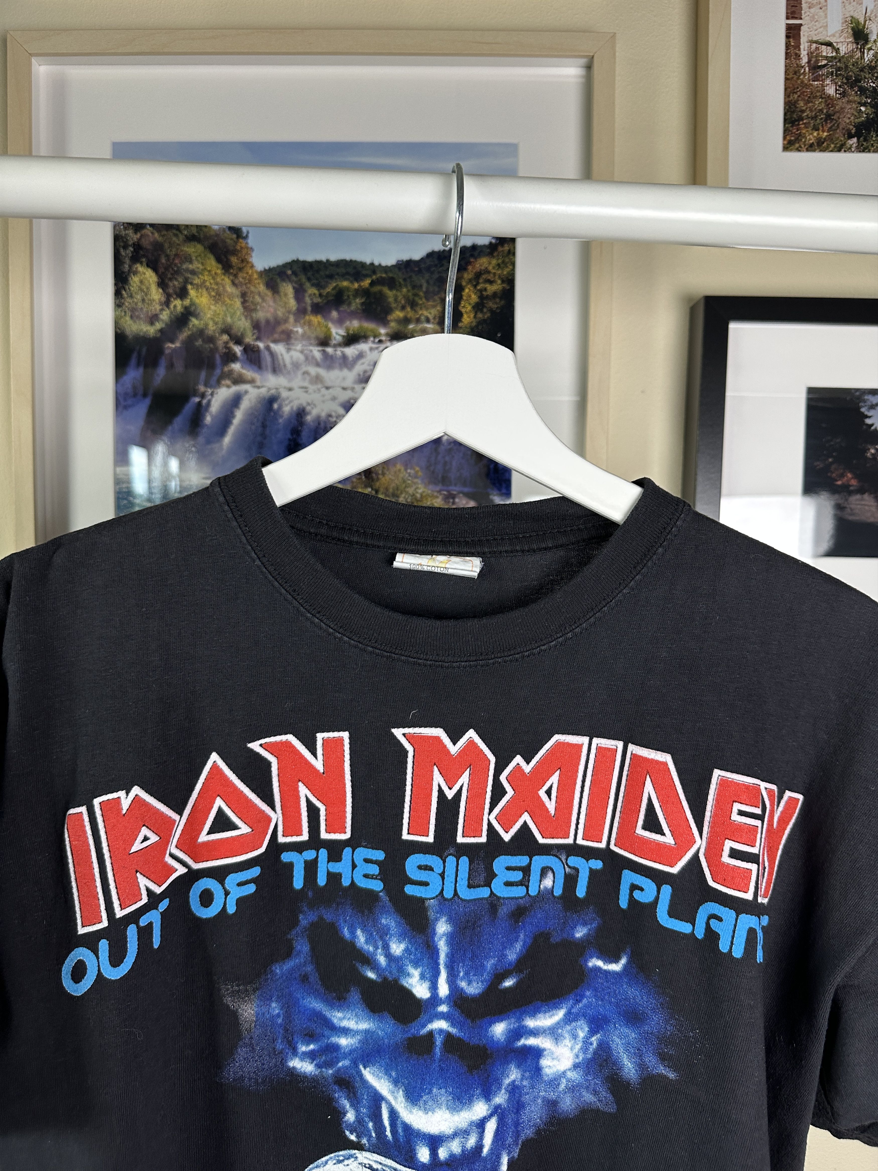 Band Tees × Iron Maiden Vintage 2000 Iron Maiden “Out of the Silent Planet” T-Shirt Size US M / EU 48-50 / 2 - 2 Thumbnail