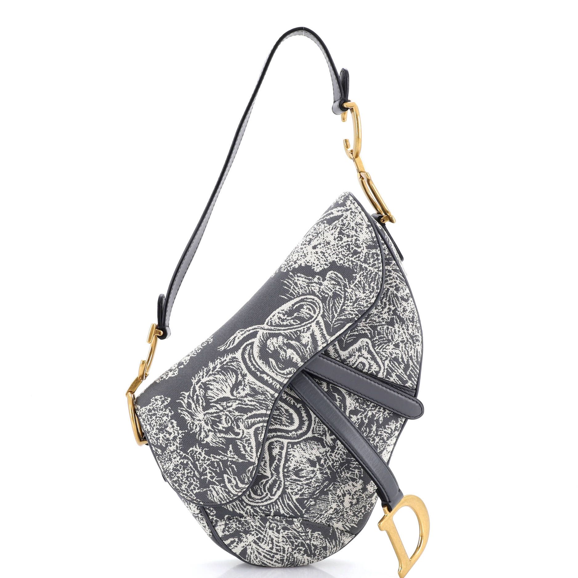 Dior Toile De Jouy Saddle Bag Size ONE SIZE - 1 Thumbnail