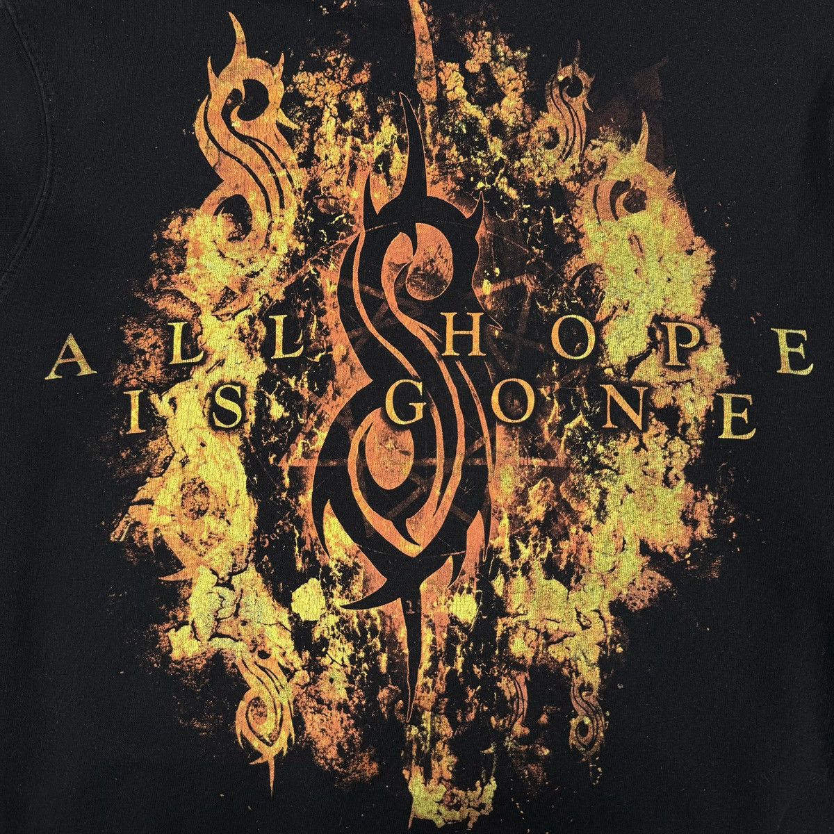 Band Tees Vintage Slipknot “All Hope Is Gone” Flame Logo Hoodie Size US M / EU 48-50 / 2 - 7 Thumbnail