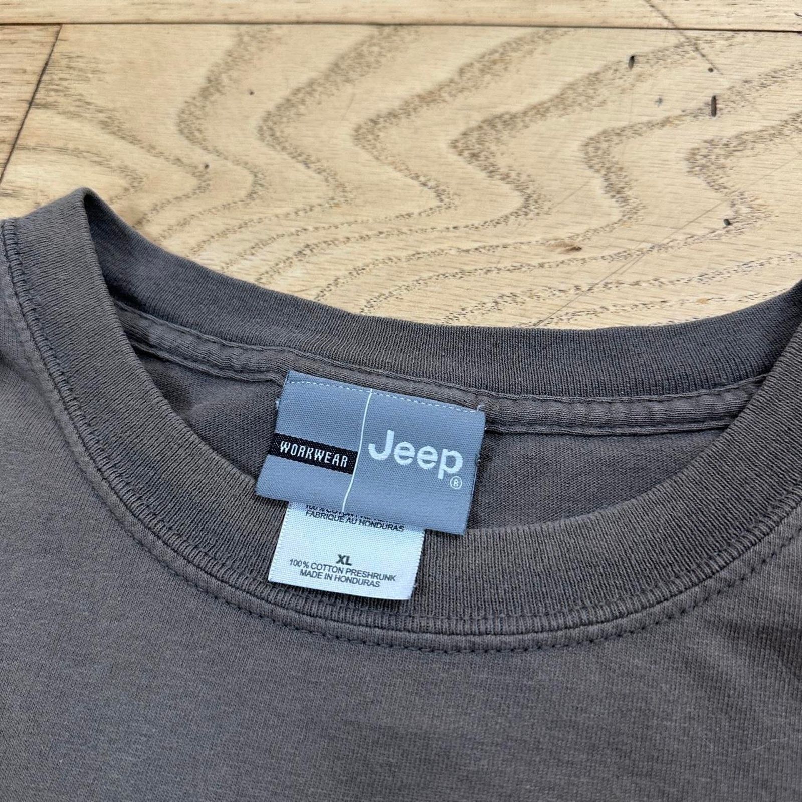 Jeep × Vintage Vintage Jeep T-shirt Size US XL / EU 56 / 4 - 3 Thumbnail