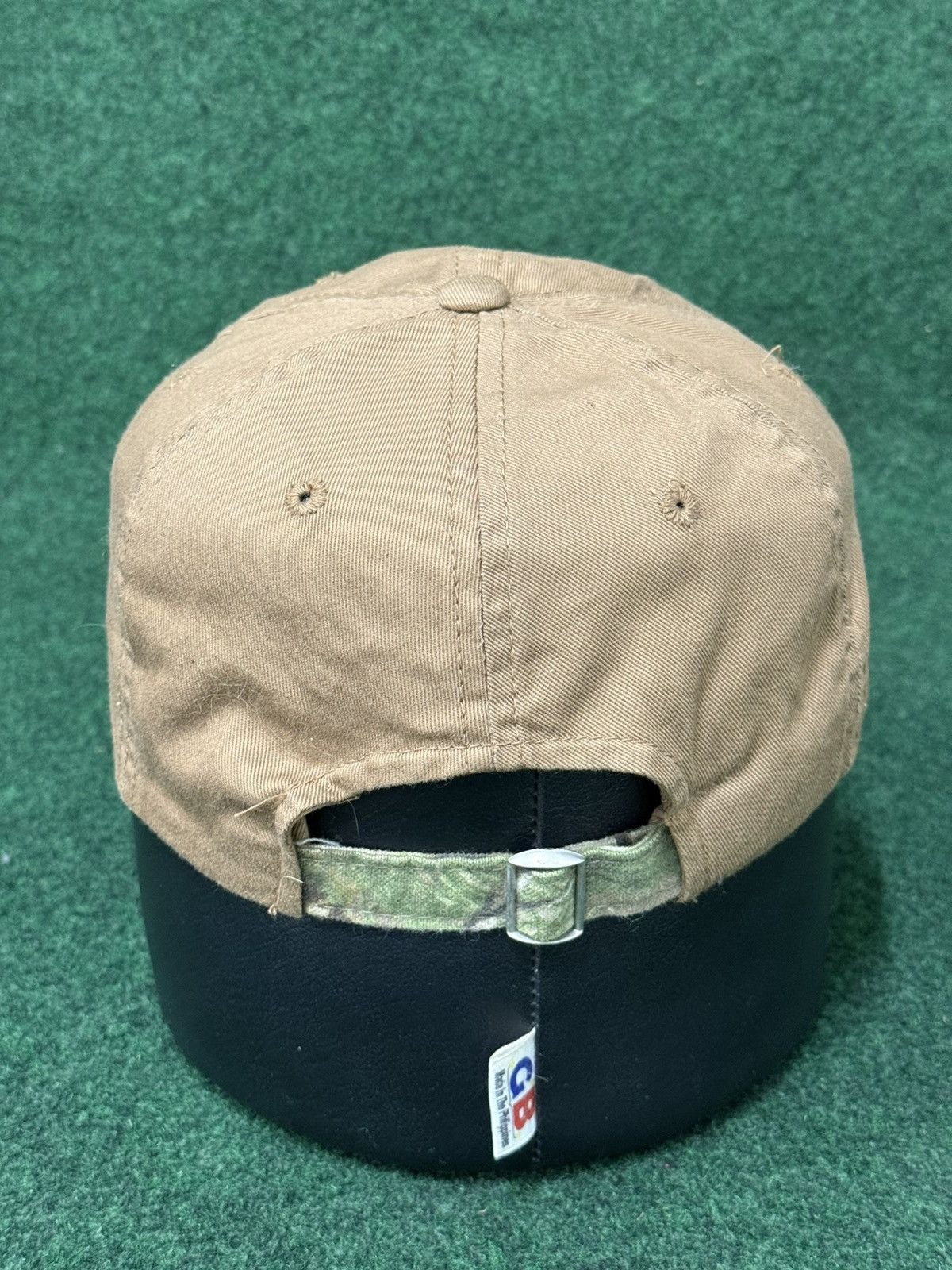 Vintage 2010 Mike Rowe Dirty Jobs Camo Strapback Hat Size ONE SIZE - 2 Thumbnail