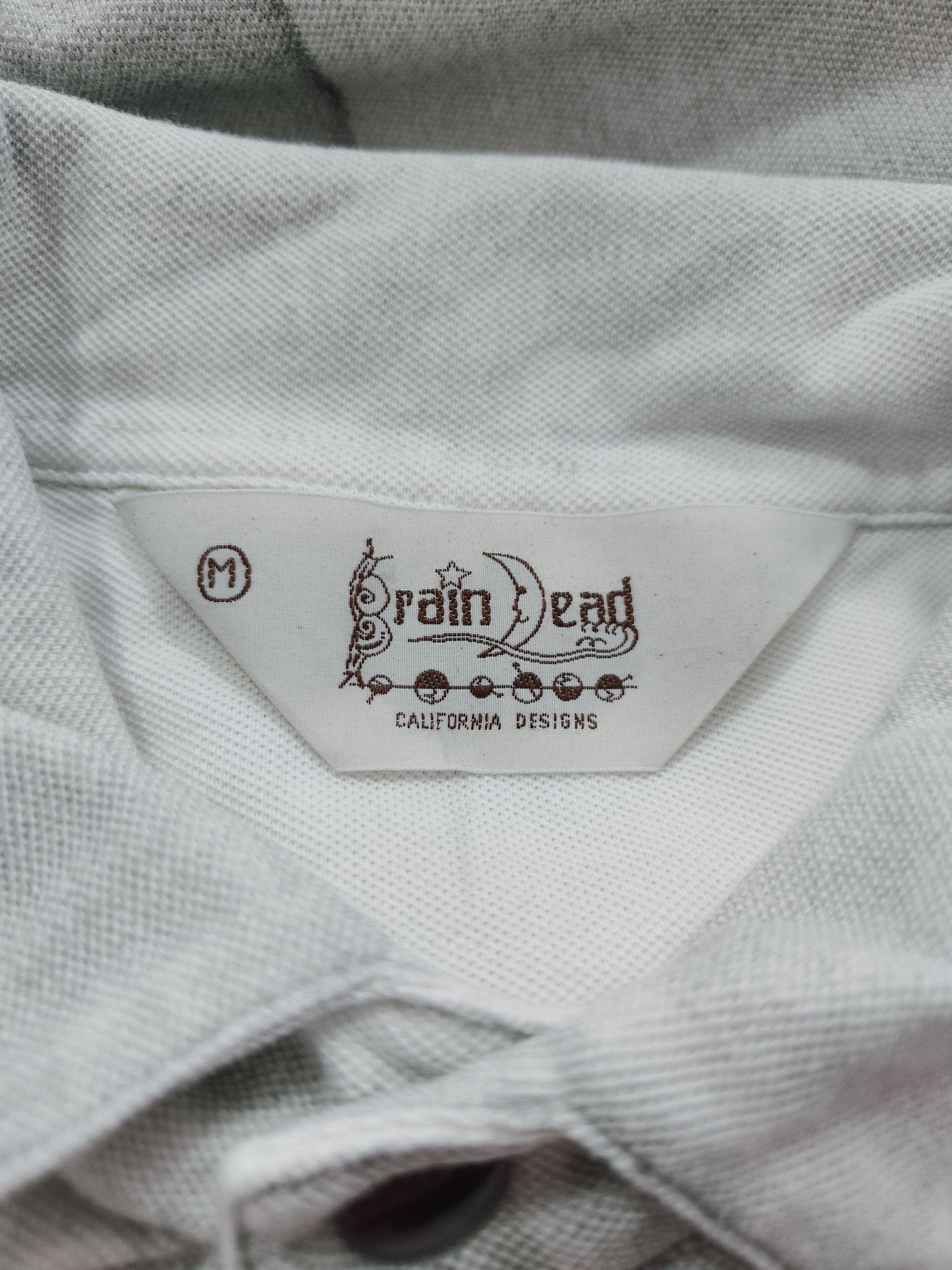 Brain Dead Brain Dead Distorted Heat Long Sleeve Polo Size US M / EU 48-50 / 2 - 3 Thumbnail