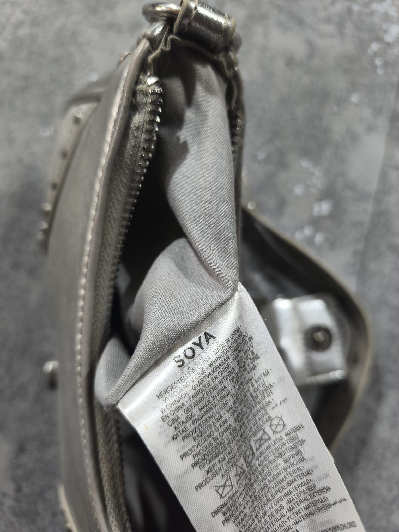 Hysteric Glamour Metallic Silver Y2k Shoulder-Bag Size ONE SIZE - 7 Thumbnail