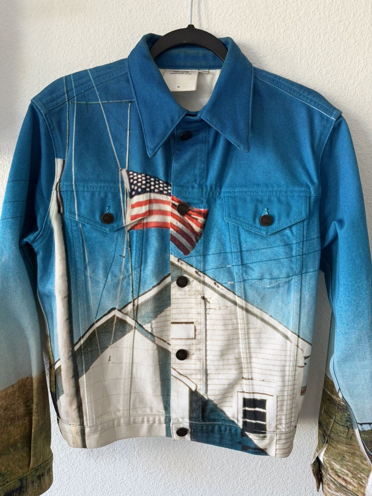 Raf Simons Raf Simons X Calvin Klein Landscape Jean Jacket Size US S / EU 44-46 / 1 - 2 Thumbnail