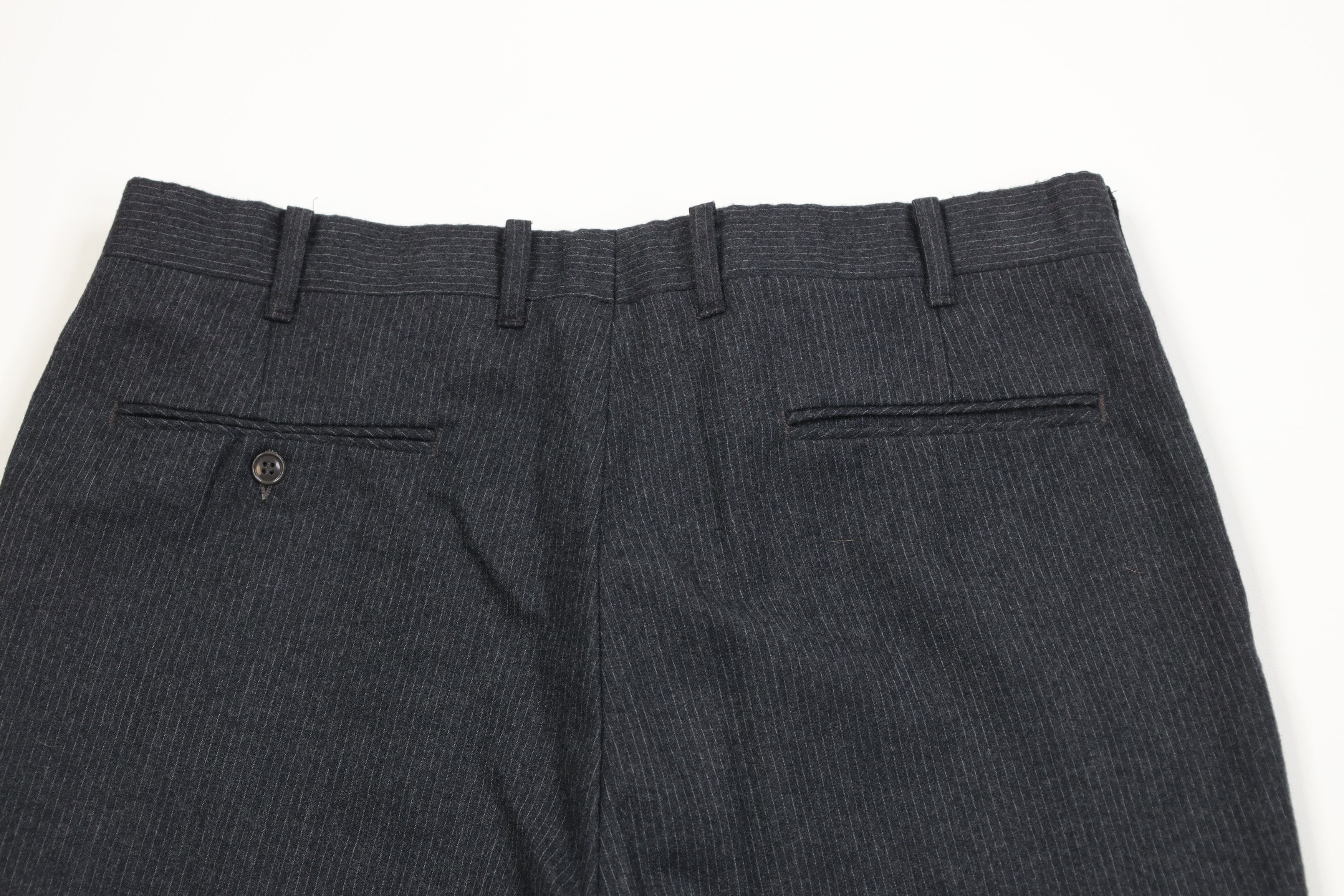 Vintage Vintage 70s Streetwear Pinstriped Bell Bottoms Chino Pants Size US 38 / EU 54 - 11 Thumbnail
