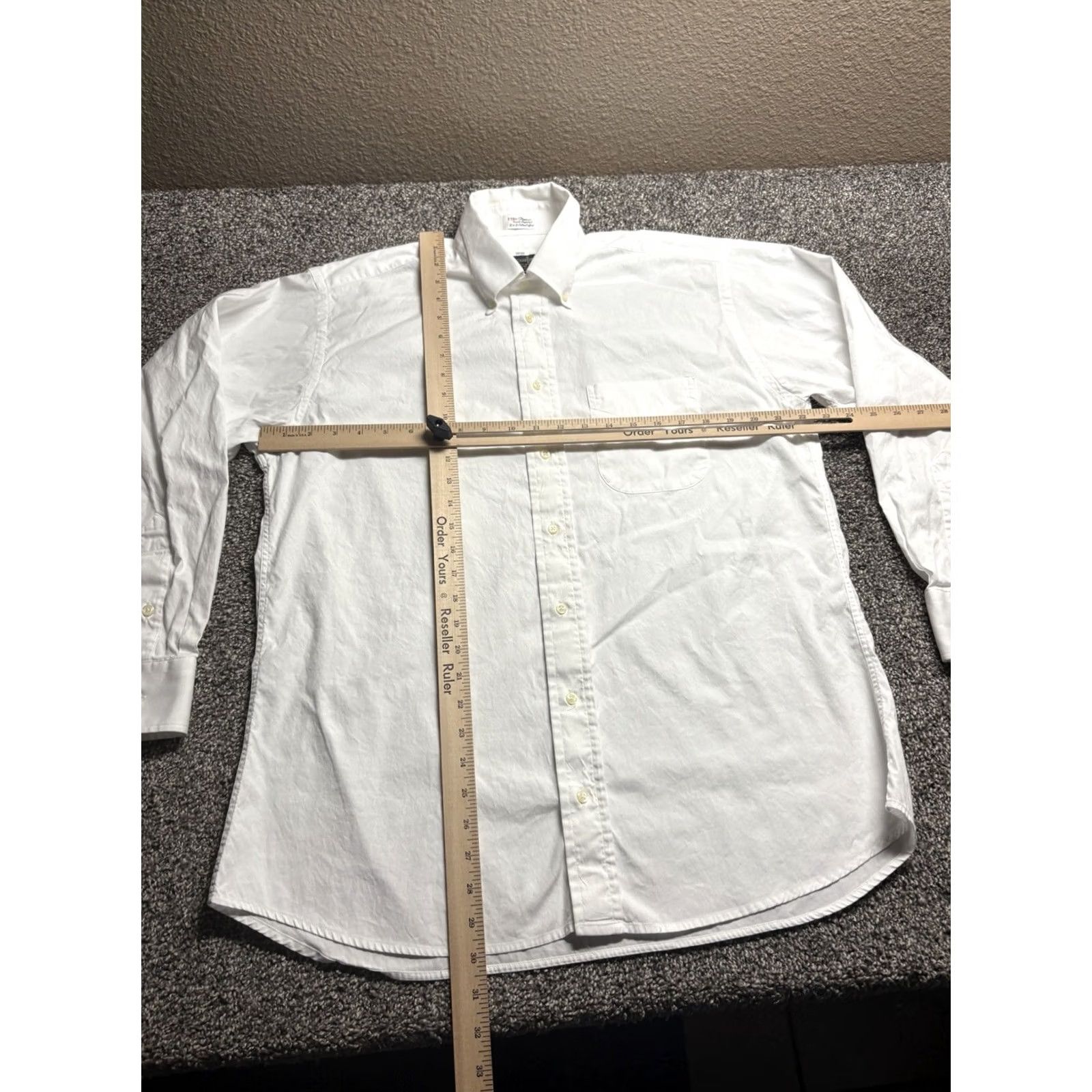 Vintage Gitman Bros Pinpoint Oxford Shirt Mens Large 16.5 32 White Stretch Shirt Size US XL / EU 56 / 4 - 6 Thumbnail