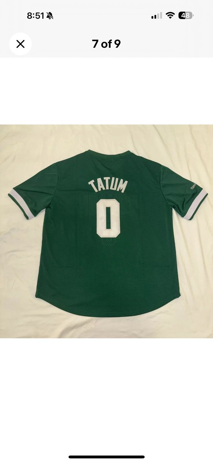 Mitchell & Ness Mitchell Ness Jayson Tatum Boston Celtics NBA Jersey Men XL Size US XL / EU 56 / 4 - 7 Thumbnail