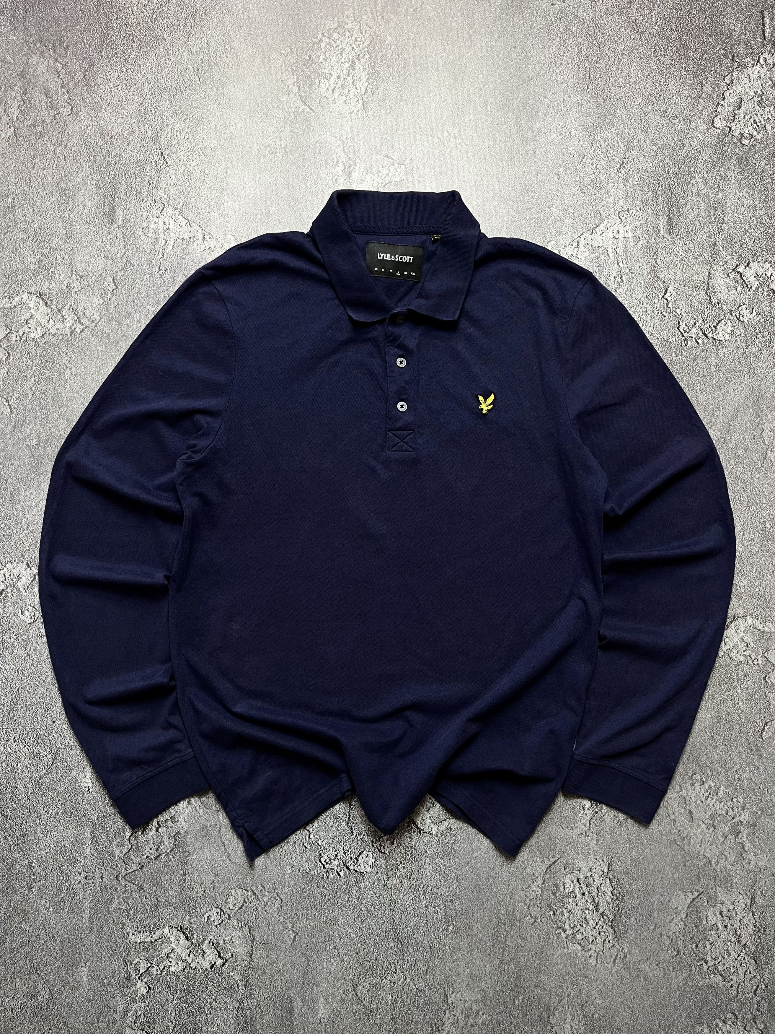 Lyle & Scott Vintage Long Sleeve Lyle Scott Big Logo Casual Striped Size US L / EU 52-54 / 3 - 1 Thumbnail