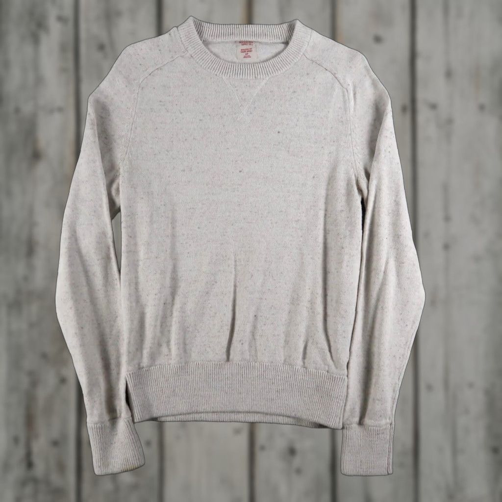 Mossimo Mossimo Supply Co Athletic Fit Unisex S/P Sweater Oatmeal Knit Size US S / EU 44-46 / 1 - 1 Thumbnail