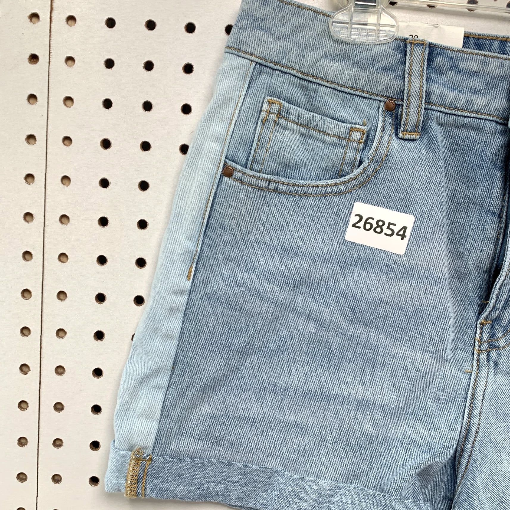 Pacsun VINTAGE PacSun Mom Denim Shorts Womens Size 28 Blue Cuffed High Rise NWT 2.5 Inseam Size 28" / US 6 / IT 42 - 3 Thumbnail