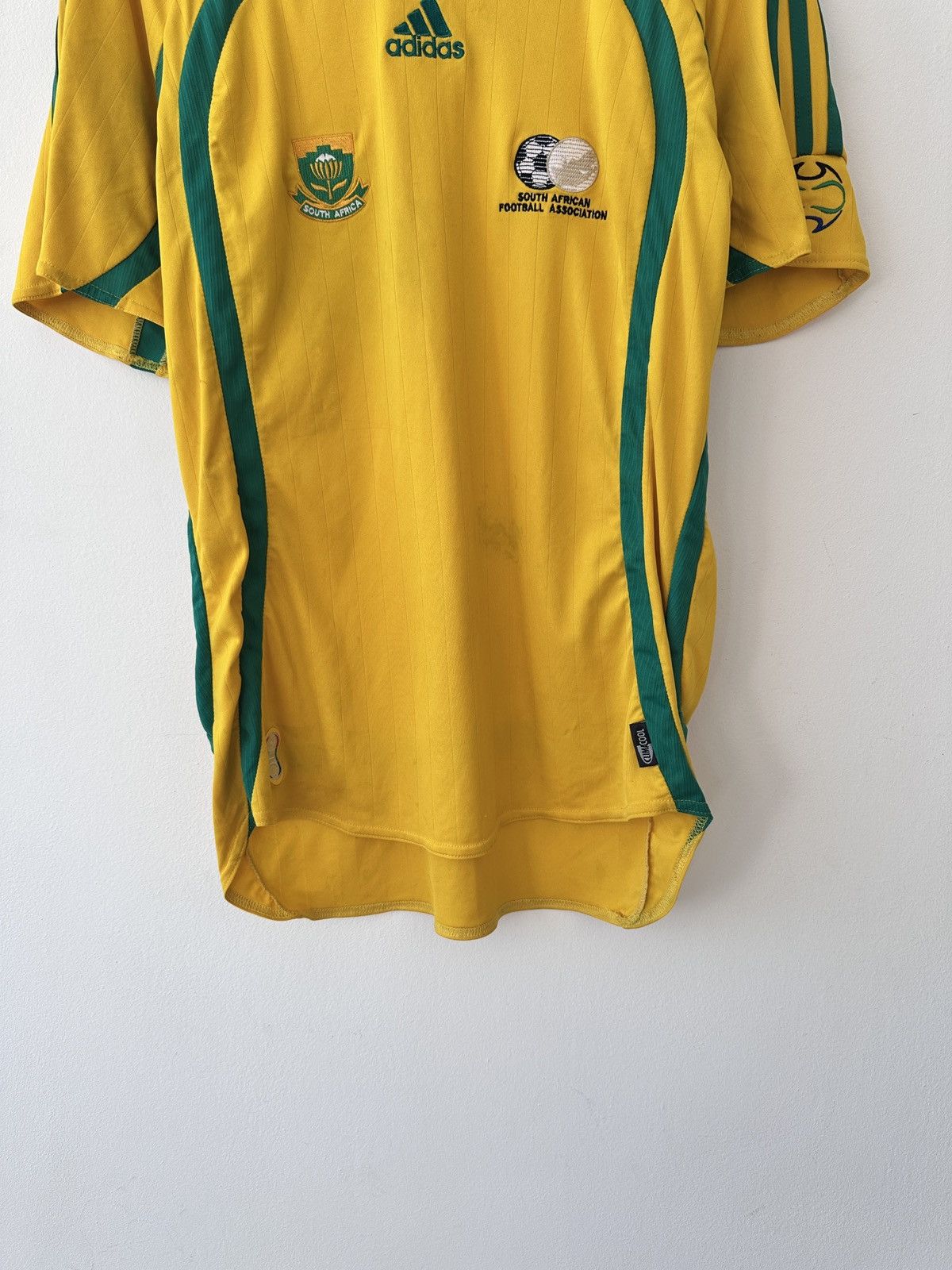 Adidas South Africa 2005 2006 Home Football Shirt Jersey Adidas Size US M / EU 48-50 / 2 - 4 Thumbnail