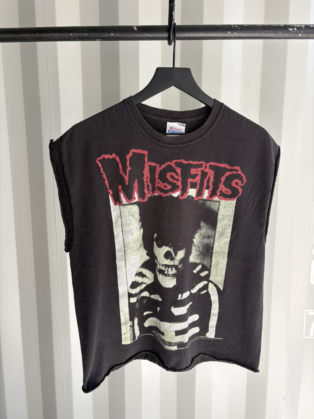 Band Tees Vintage Misfits Tank Faded Distressed Grunge Band Thrashed Size US L / EU 52-54 / 3 - 1 Thumbnail