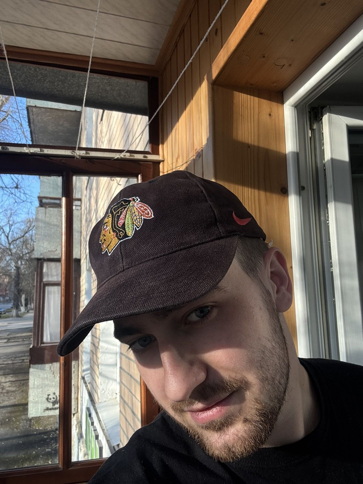 NHL × Nike Vintage NHL CHICAGO Blackhawks Nike 00s cap rare hat Size ONE SIZE - 4 Thumbnail
