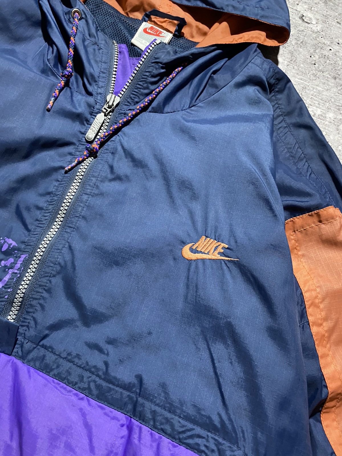 Nike × Vintage Nike Vintage Anorak Jacket Size US XL / EU 56 / 4 - 12 Thumbnail