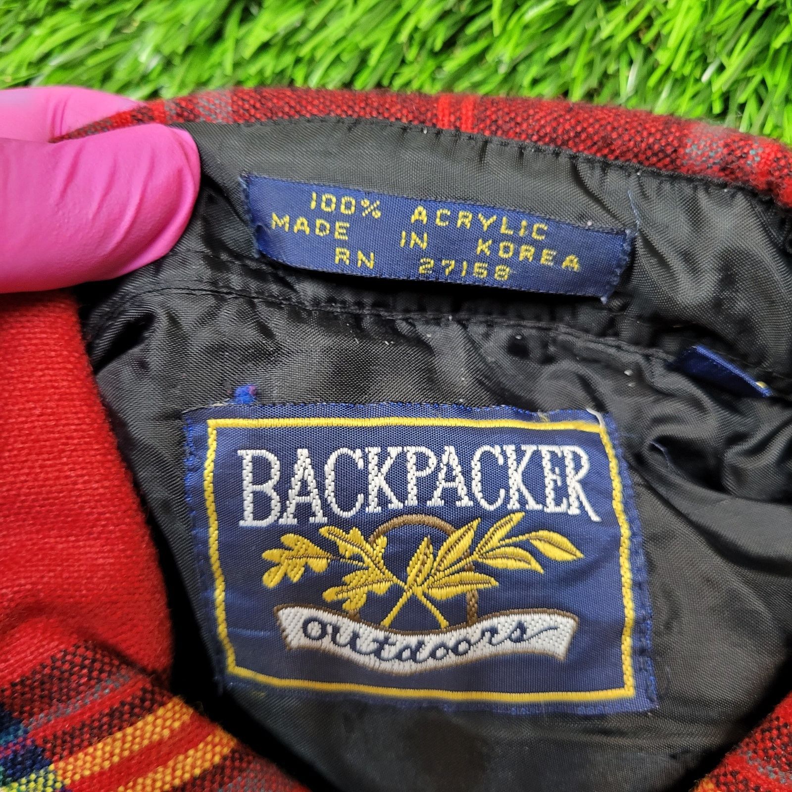 Vintage VTG 90s Grunge Plaid Flannel Shacket XL Baggy (Fits 2XL) Size US XL / EU 56 / 4 - 5 Thumbnail