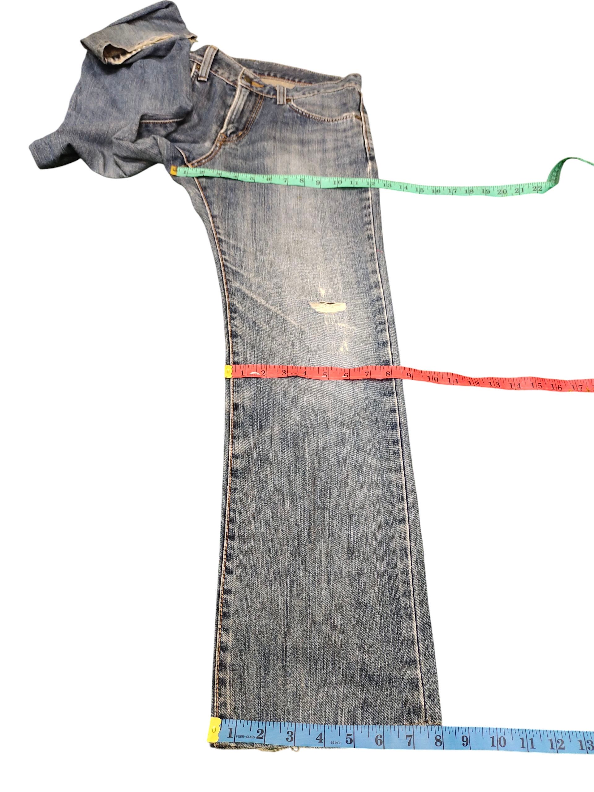 Kapital Vintage Edwin 403 Clawmark Distress Denim Jeans Size US 30 / EU 46 - 18 Thumbnail