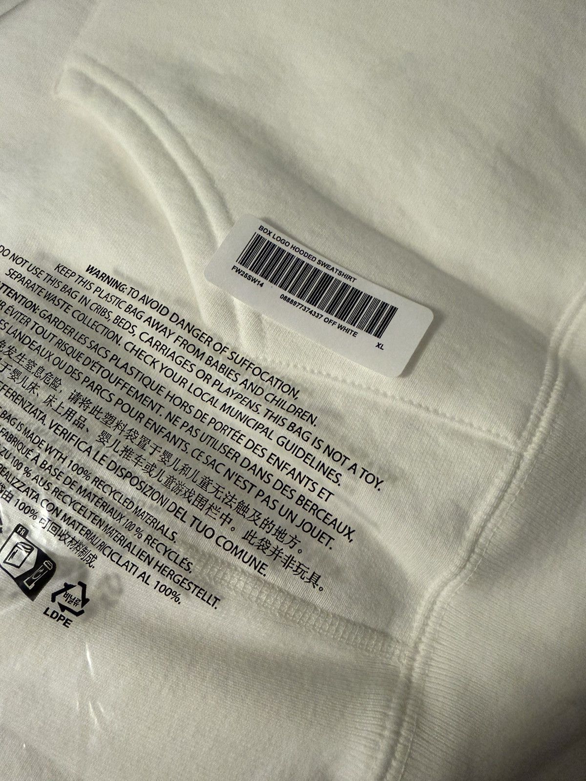 Supreme Supreme Box Logo Hoodie White Pink XL Size US XL / EU 56 / 4 - 2 Thumbnail