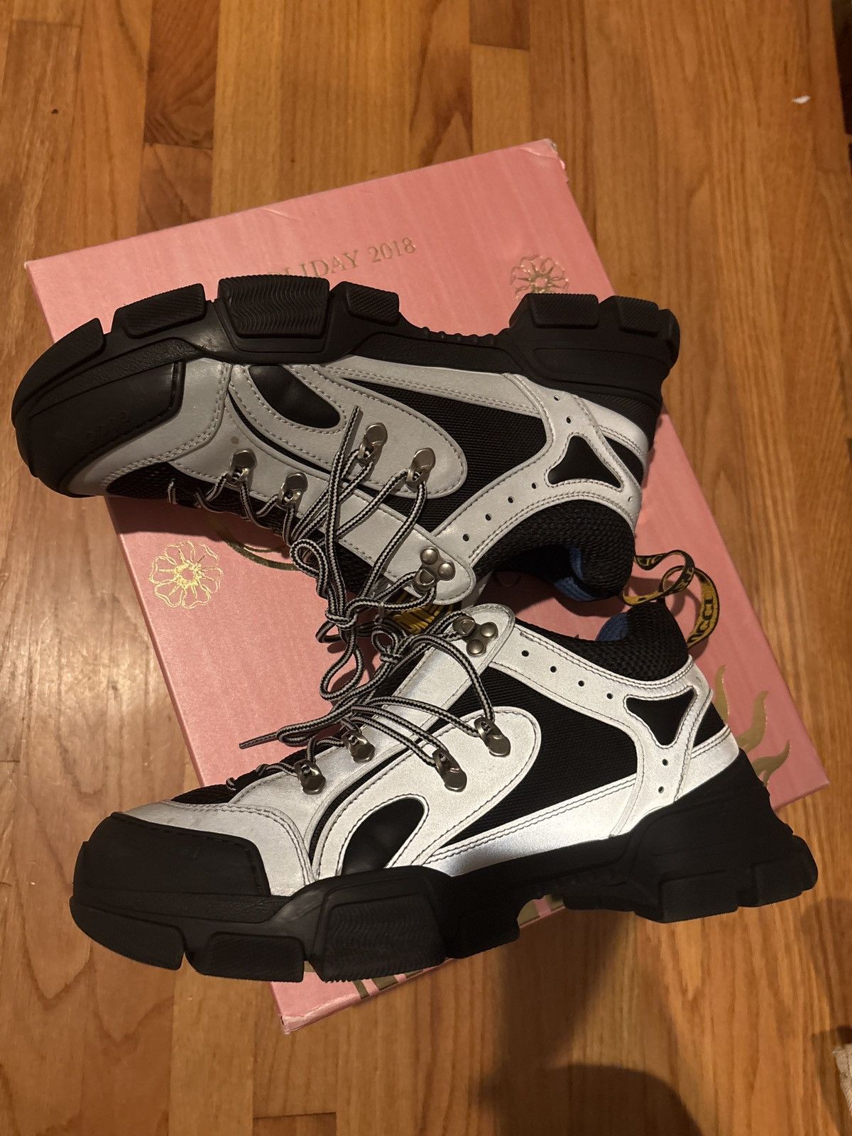 Gucci Gucci reflective flashtrack size 9 special edition box 2018 Size US 9 / EU 42 - 13 Thumbnail