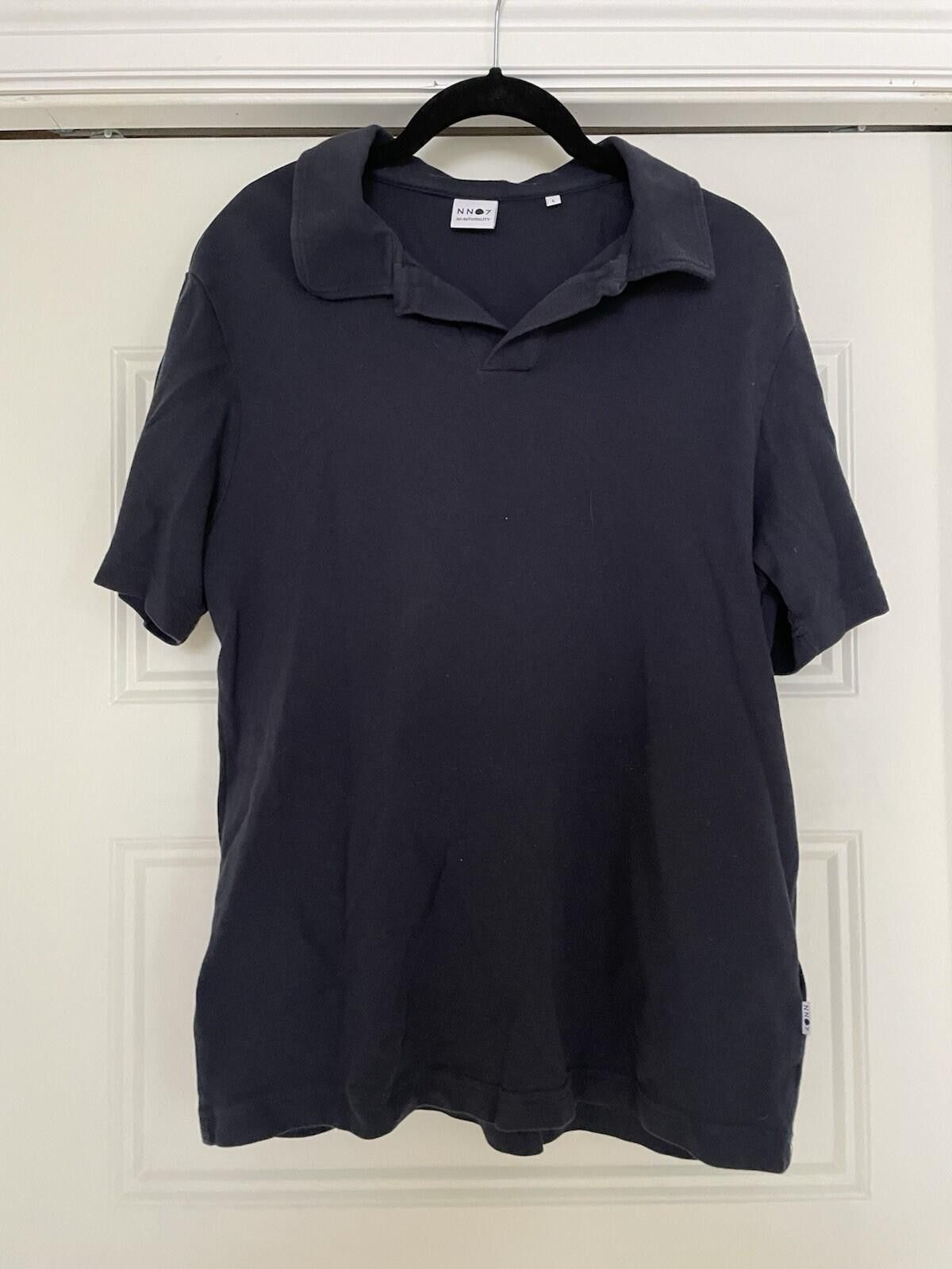 NN07 NN07 No Nationality Camp Collar Navy Knit Polo Large Size US L / EU 52-54 / 3 - 1 Thumbnail