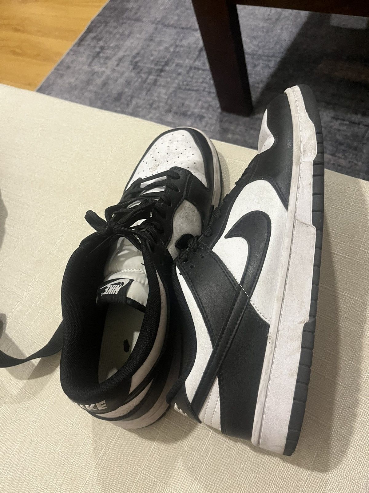 Nike Nike dunks - black and white Size US 12 / EU 45 - 3 Thumbnail
