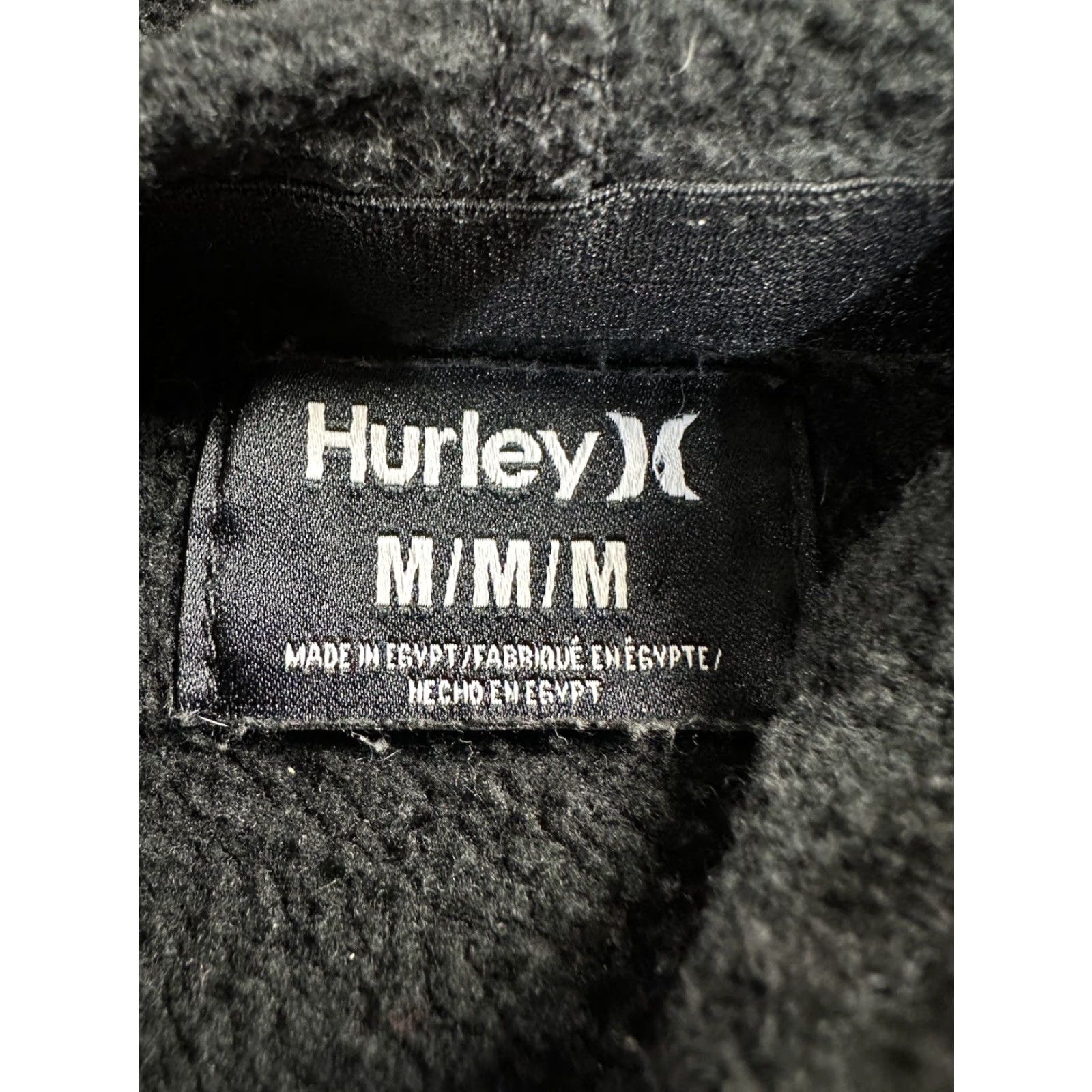 Hurley Hurley Hooded Pullover Sweatshirt Hoodie Iridescent Box Logo Black Mens M Size US S / EU 44-46 / 1 - 5 Thumbnail