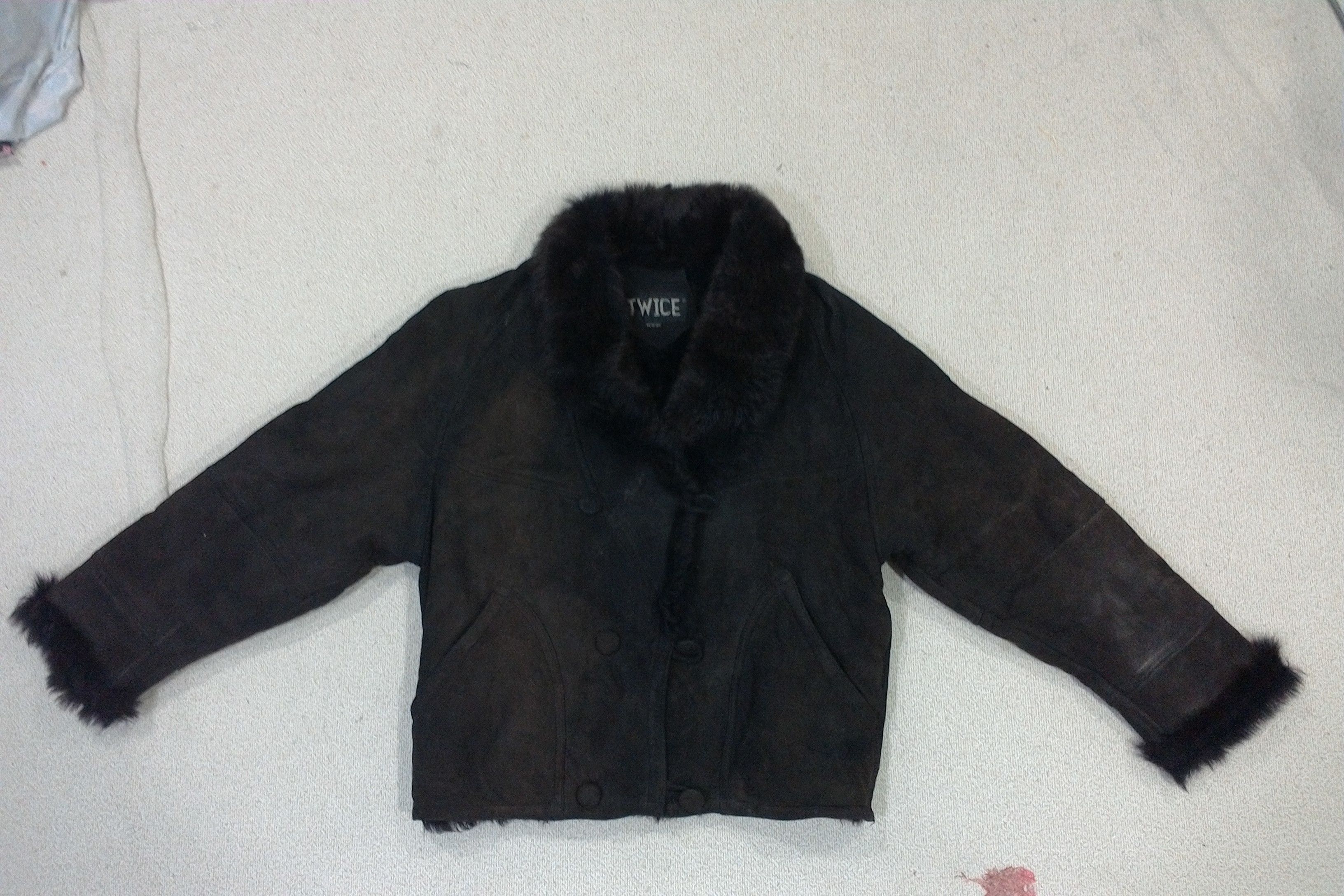 Japanese Brand Twice Leather Jacket Size L / US 10 / IT 46 - 2 Thumbnail